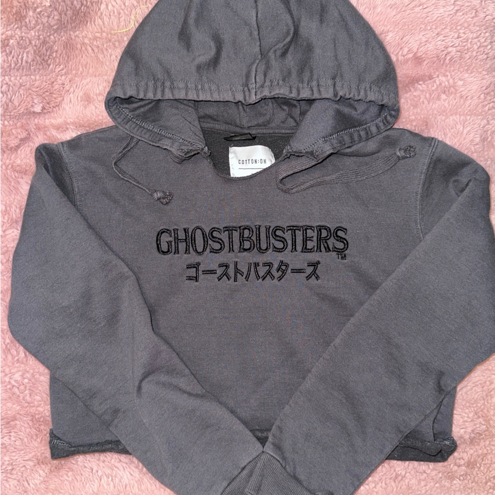 GHOSTBUSTERS cropped hoodie